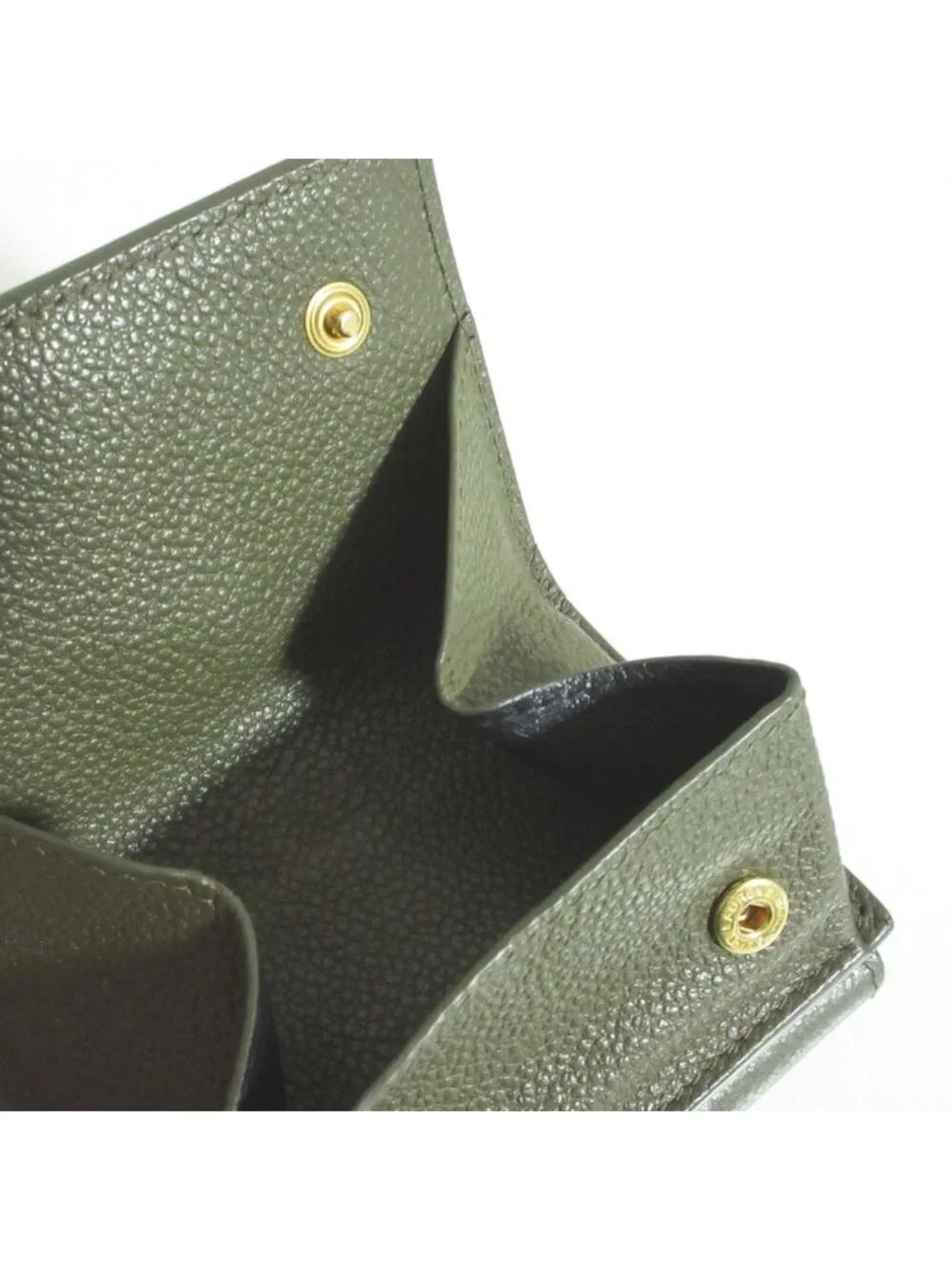 Saint Laurent Paris YSL Khaki LadySecond Wallet - Picture 5 of 10